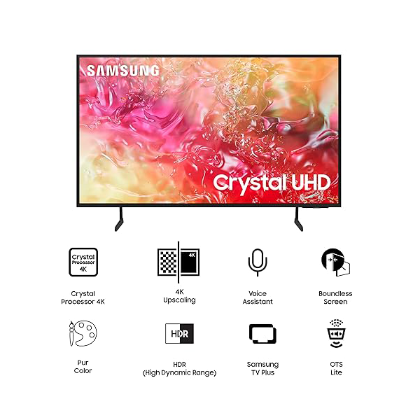 Buy Samsung 65inch 1.63 m 65DU7700  Crystal UHD 4K Smart TV - Vasanth & Co