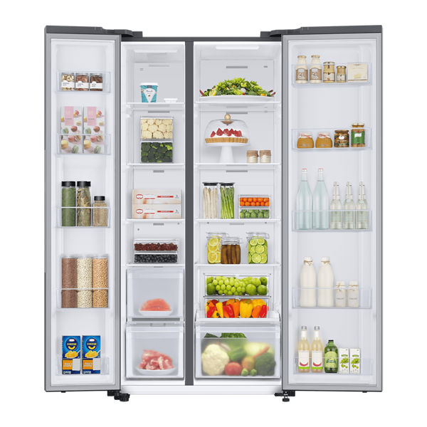 Buy Samsung 653 L 2 Star RS76CG80X0S9HL Smart Conversion Side by Side Refrigerator - Vasanth & Co