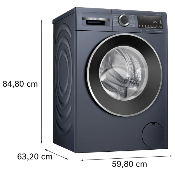 Buy Bosch 9 kg WGA244ZPIN Series 6 front loader washing machine - Vasanth & Co