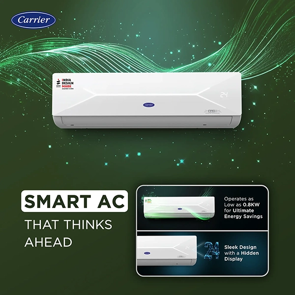 Buy Carrier 1.5 Ton 3 Star 19k XCEL LUMO FXi R32 Inverter Split Ac - Vasanth & Co