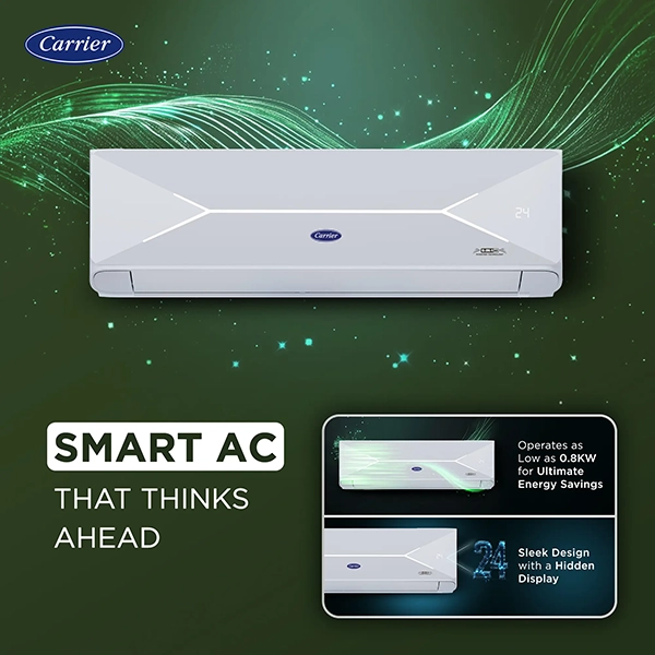 Buy Carrier 1 Ton 3 Star 12k Indus Fxi Inverter R32 Split Ac - Vasanth & Co