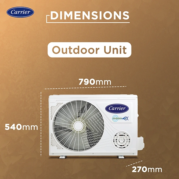 Buy Carrier 1 Ton 5 Star 12k XPERT LUMO FXi Inverter R32 Split Ac - Vasanth & Co