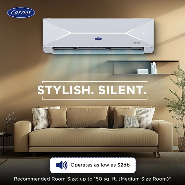 Buy Carrier 1 Ton 5 Star 12k XPERT LUMO FXi Inverter R32 Split Ac - Vasanth & Co