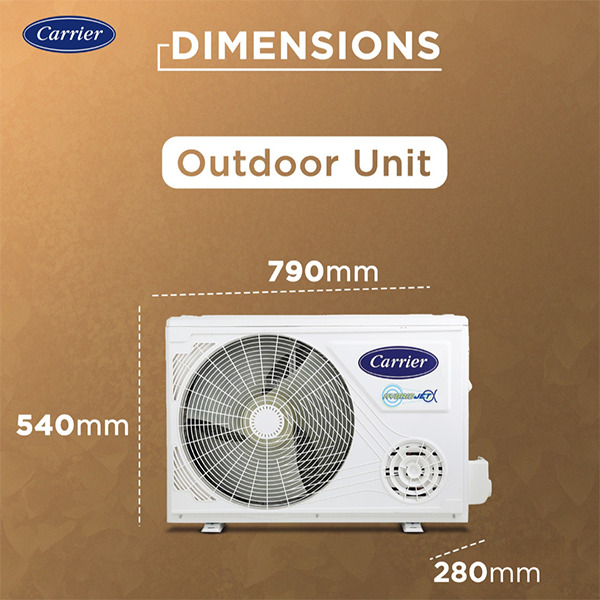 Buy Carrier 1 Ton 5 Star 12k Indus FXi R32 Inverter Split Ac - Vasanth & Co