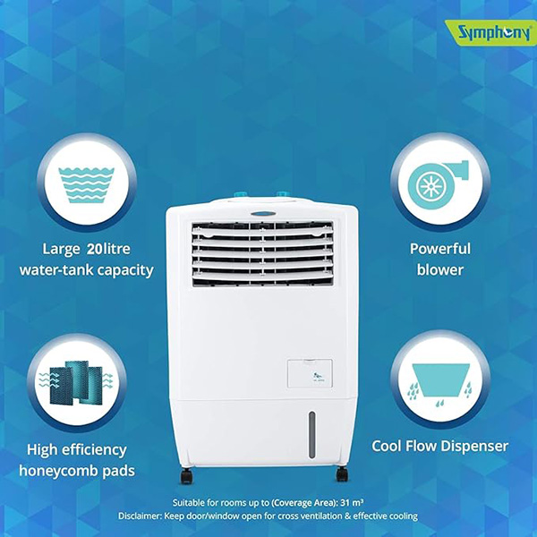 Buy Symphony Master Cool 20 L Personal Air Cooler - Vasanth & Co