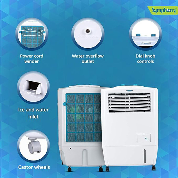 Buy Symphony Master Cool 20 L Personal Air Cooler - Vasanth & Co