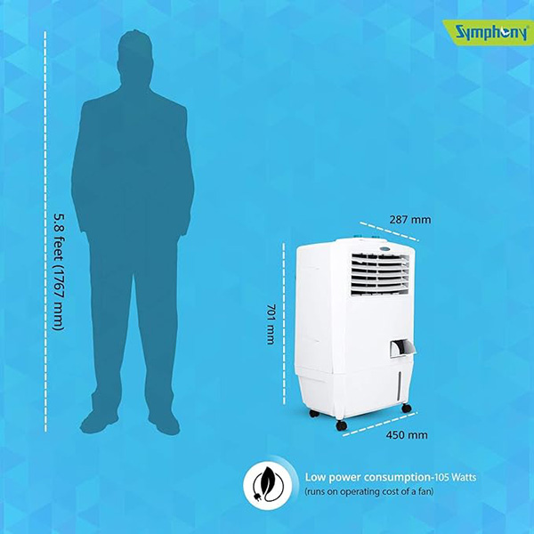 Buy Symphony Master Cool 20 L Personal Air Cooler - Vasanth & Co
