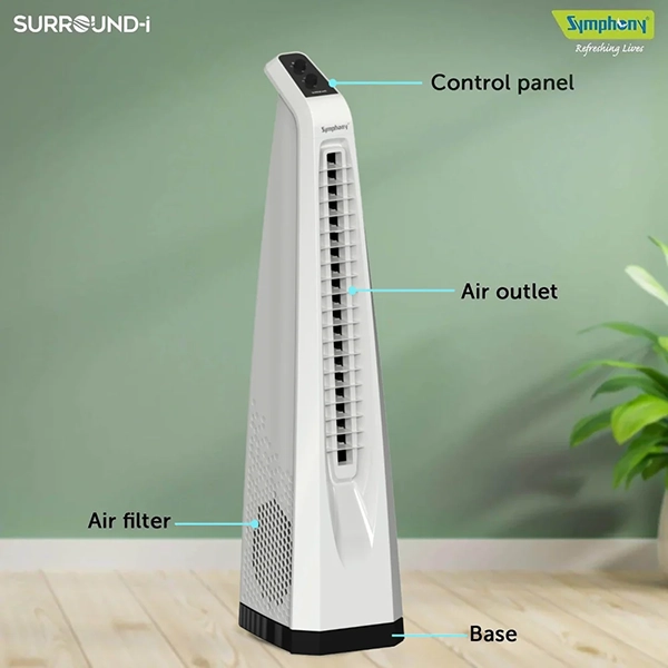 Buy Symphony Surround Bladeless Tower Fan - Vasanth & Co