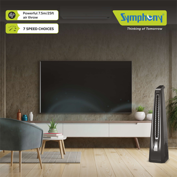 Buy Symphony Surround - B Low Noise Bladeless Tower Fan - Vasanth & Co