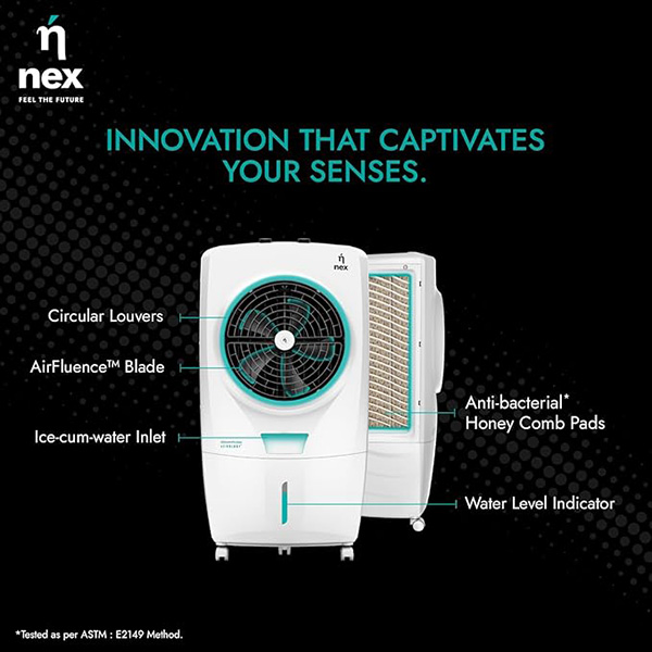 Buy Nex DAC D2 75L White Desert Cooler - Vasanth & Co