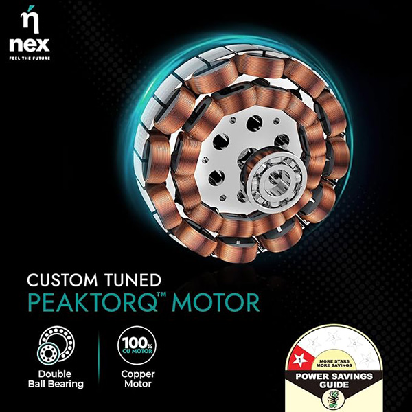 Buy Nex Dryft A90 Slate Gold Ceiling Fan - Vasanth & Co