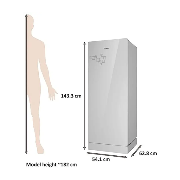 Buy Haier 215 L 3 Star HRD-2353PMG-P Direct Cool Single Door Refrigerator - Vasanth and Co