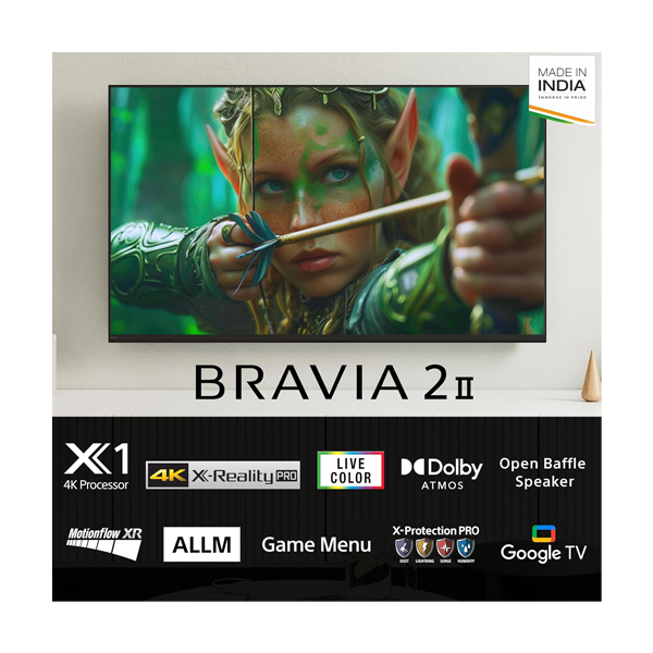 Buy Sony Bravia 2 43 inch 108 cm K-43S25M2 4K Ultra HD Smart LED Google TV - Vasanth and Co