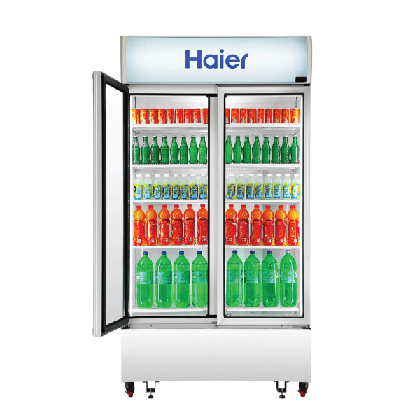 Buy Haier 1050 L HVC-1050GHC Double Door Visi Cooler - Vasanth & Co
