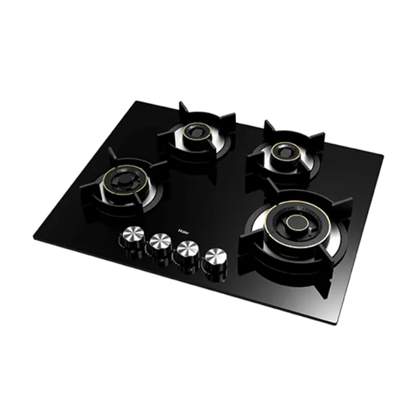 Buy Haier 4 Brass Burner HIC-754FCF-O 75cm Hybrid - Hob Gas Stove - Vasanth & Co
