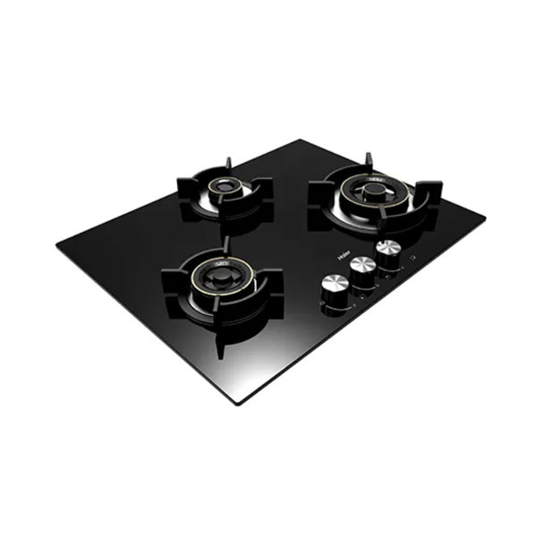 Buy Haier 3 Brass Burner HIC-653FCF-O 65cm Hybrid - Hob Gas Stove - Vasanth & Co