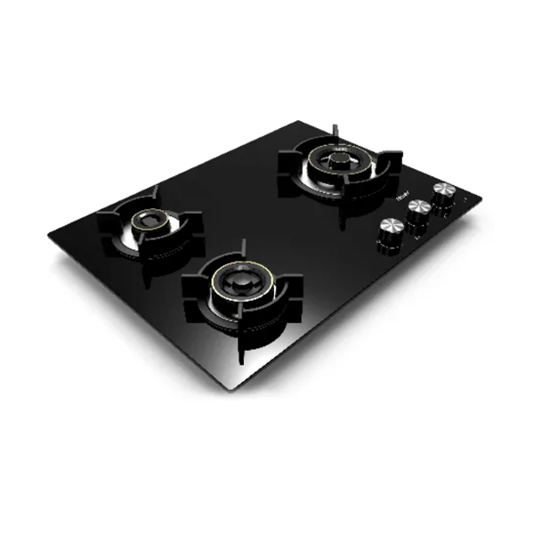 Buy Haier 3 Brass Burner HIC-603FCF-O 60cm Hybrid - Hob Gas Stove - Vasanth & Co