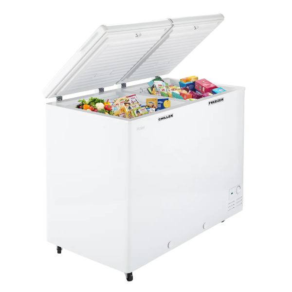 Buy Haier 325 L HFC-325CM5 Combo chest freezer with two separate compartment - Vasanth & Co