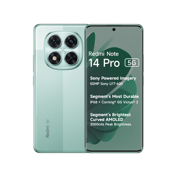 Buy Redmi Note 14 Pro 8+128GB Ivy Green Mobile - Vasanth & Co