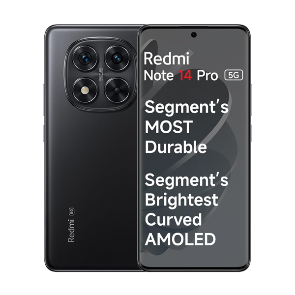 Buy Redmi Note 14 Pro 8+128GB Titan Black Mobile - Vasanth & Co