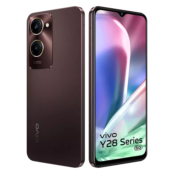 Buy Vivo Y28E 5G 4GB+128GB Vintage Red Without Charger Mobile Phone - Vasanth & Co