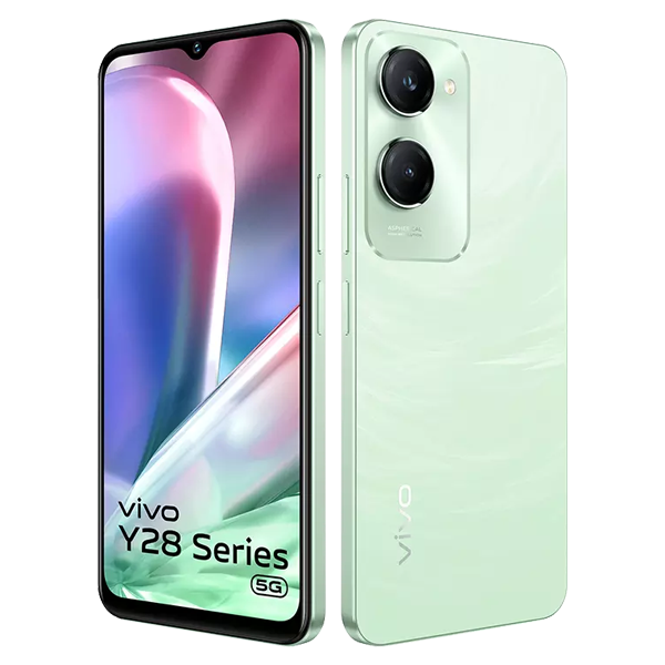 Buy Vivo Y28E 5G 4GB+128GB Breeze Green Without Charger Mobile Phone - Vasanth & Co
