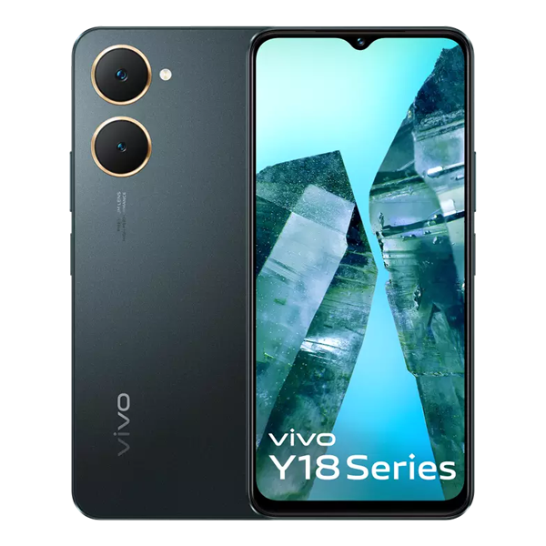 Buy Vivo Y18T 4GB+128GB Space Black Mobile Phone - Vasanth & Co