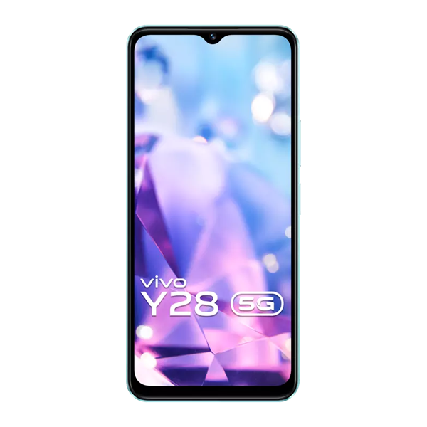 Buy Vivo Y28 5G 8GB+128GB Glitter Aqua Mobile Phone - Vasanth & Co
