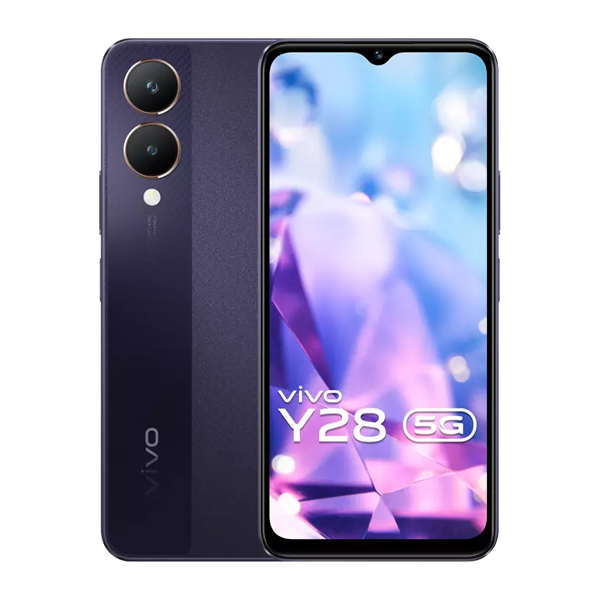 Buy Vivo Y28 5G 8GB+128GB Crystal Purple Mobile Phone - Vasanth & Co