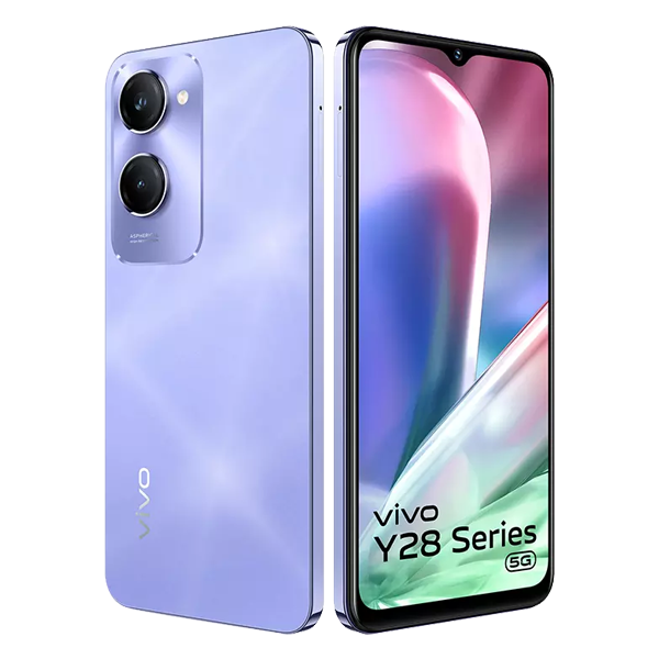 Buy Vivo Y28S 5G 8GB+128GB Twinkling Purple Mobile Phone - Vasanth & Co