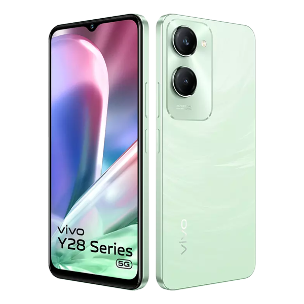 Buy Vivo Y28E 5G 4GB+128GB Breeze Green Mobile Phone - Vasanth & Co