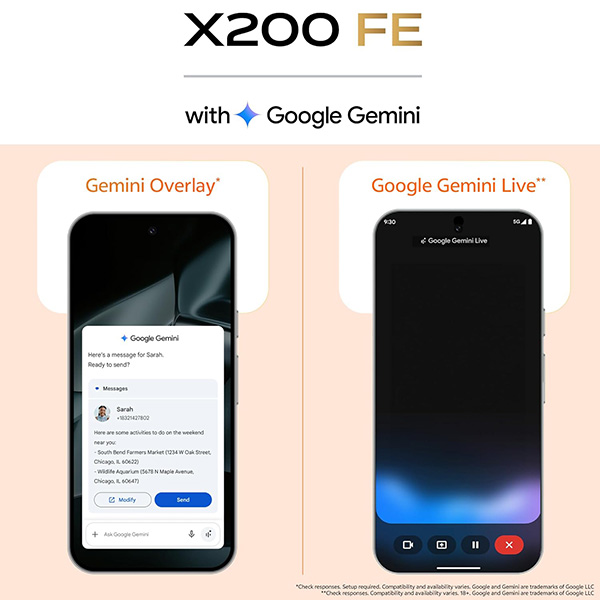 Buy Vivo X200 FE 12GB + 256GB Luxe Grey Mobile Phone - Vasanth & Co