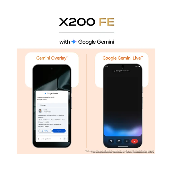 Buy Vivo X200 FE 12GB + 256GB Amber Yellow Mobile Phone - Vasanth & Co