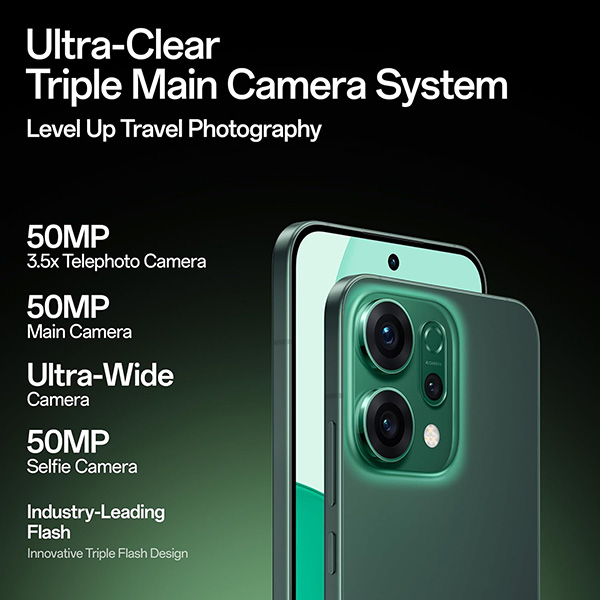 Buy Oppo Reno 14 5G 12GB 512GB Forest Green Mobile Phone – Vasanth & Co