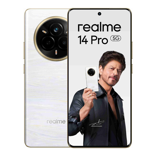 Buy Realme 14 Pro 5G 8GB 128GB Pearl White Mobile Phone – Vasanth & Co