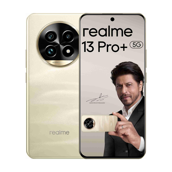 Buy Realme 13 Pro+ 5G 12GB 256GB Monet Gold Mobile Phone – Vasanth & Co