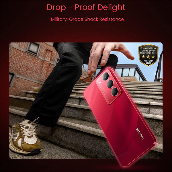 Buy Realme 14X 5G 8GB 128GB Jewel Red Mobile Phone – Vasanth & Co