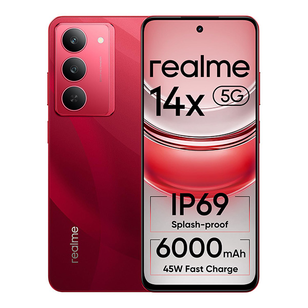 Buy Realme 14X 5G 6GB 128GB Jewel Red Mobile Phone – Vasanth & Co