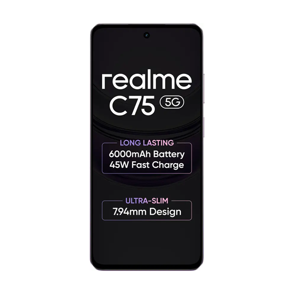 Buy Realme C75 5G 6GB 128GB Purple Blossom Mobile Phone – Vasanth & Co