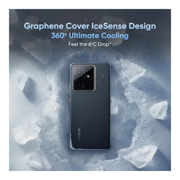 Buy Realme GT 7 12GB 256GB Icesense Black Mobile Phone – Vasanth & Co
