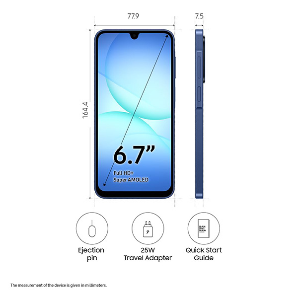 Buy Samsung A17 5G 6GB 128GB A176BZBL Blue Mobiles - Vasanth & Co