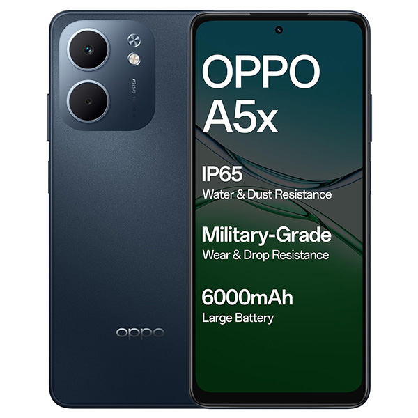 Buy Oppo A5X 5G 4GB 128GB Blue Mobile Phone - Vasanth & Co
