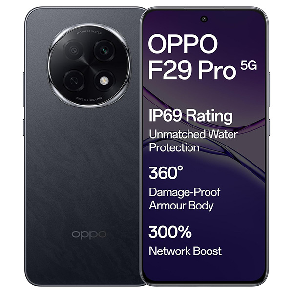 Buy Oppo F29 Pro 5G 8GB 256GB Granite Black Mobile Phone - Vasanth & Co