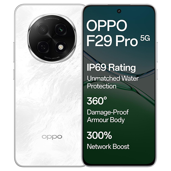 Buy Oppo F29 Pro 5G 12GB 256GB Marble White Mobile Phone - Vasanth & Co
