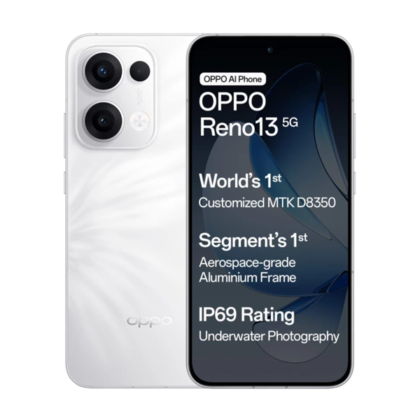 Buy Oppo Reno 13 5G 8GB 128GB Ivory White Mobile Phone - Vasanth & Co