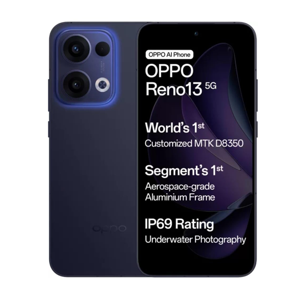 Buy Oppo Reno 13 5G 8GB 256GB Luminous Blue Mobile Phone - Vasanth & Co