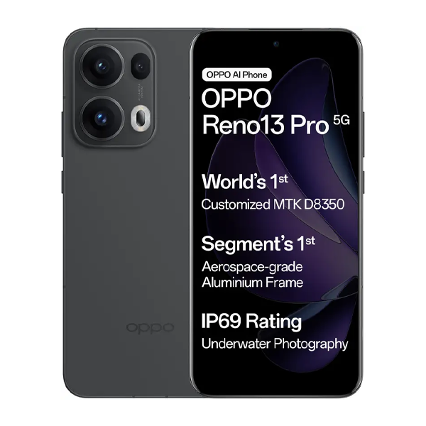 Buy Oppo Reno 13 Pro 5G 12GB 256GB Graphite Grey Mobile Phone - Vasanth & Co