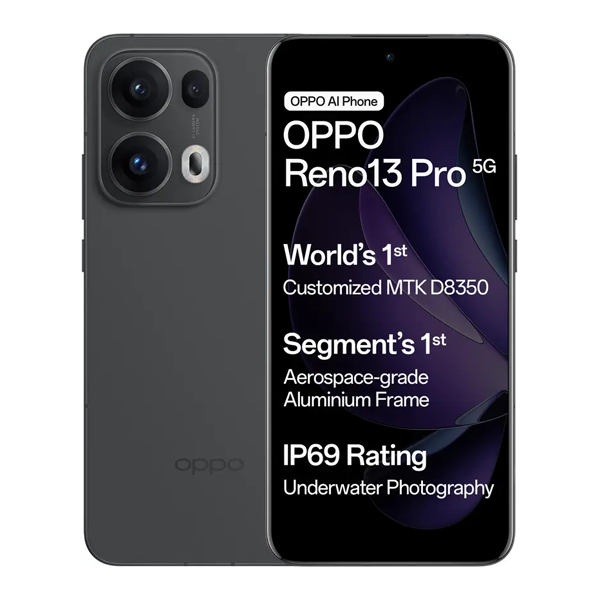 Buy Oppo Reno 13 Pro 5G 12GB 512GB Graphite Grey Mobile Phone - Vasanth & Co
