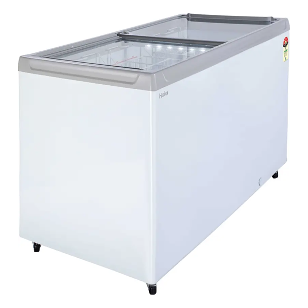 Buy Haier 400 L 5 Star HFC-400GM5 rated- flat glass top horizontal freezer - Vasanth & Co