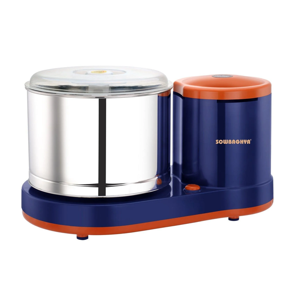 Buy Sowbaghya Jumbo 3L Blue/Grey/Maroon Wet Grinder with Coconut Scraper – Vasanth & Co